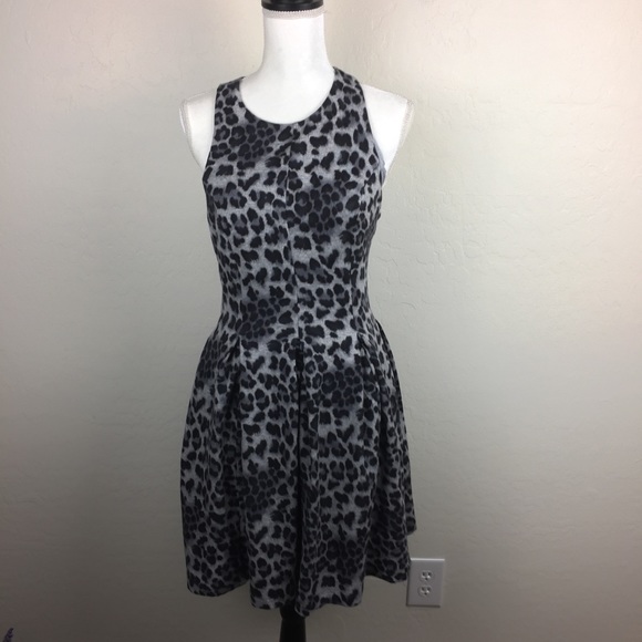 Bordeaux Dresses & Skirts - Heather leopard print dress